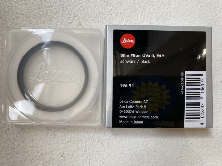 Filtrs plāns Slim UVa II, E49, melns img 1